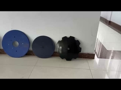 Farmland Cultivation Disc Plough Using Plowing Demonstration.