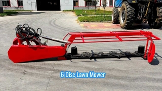 Sturdy 6 Disc Mower Reliable Equipment for Farm Field Operations