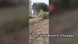  Professional Orchard Grass Cutting Branch Shredder Heavy Duty Wood Crushing Machine